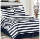 Horizontal Stripe 7-Piece Comforter Set product image