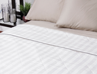 Silk-Filled Damask Stripe Cotton Blanket product image