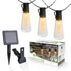 Solar Powered LED Patio Bulb String Lights product image