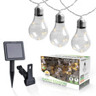 Solar Powered LED Patio Bulb String Lights product image