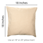 Personalized 'Happy Holidays' Hot Cocoa Farmhouse Pillow Cover product image