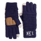 Personalized Monogrammed Knit Gloves for Women product image