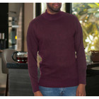 Men's Slim Fit Long Sleeve Casual Mock Neck Pullover Sweater (2-Pack) product image