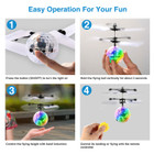 Hand-Sensing Flying RC Helicopter Ball with LED Lights product image