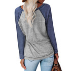 Women's Casual Long Sleeve Top with Raglan Sleeve product image