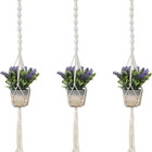 Macramé Boho Handmade Cotton Rope Wall Plant Hanger (3-Pack) product image