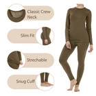 Women's Fleece-Lined Top & Bottom Thermal Set (3-Pack) product image