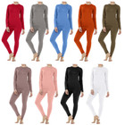 Women's Fleece-Lined Top & Bottom Thermal Set (3-Pack) product image