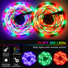 16.5-Foot LED Strip Lights with Easy-Install Adhesive Back and Remote product image