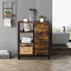 Industrial 3-Drawer and 3-Shelf Storage Cabinet product image