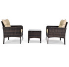 Cushioned Rattan 3-Piece Patio Furniture Set product image