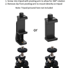 Alphx Universal Mini Smartphone Tripod Kits (2-Pack) product image