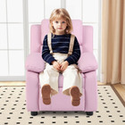 Kids' Deluxe Padded Armchair Recliner with Headrest and Storage Arm product image