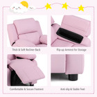 Kids' Deluxe Padded Armchair Recliner with Headrest and Storage Arm product image