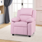 Kids' Deluxe Padded Armchair Recliner with Headrest and Storage Arm product image