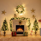 Pre-Lit 4-Piece Christmas Decoration Set product image