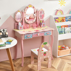 Kids' Princess Vanity Makeup Dressing Table Set product image