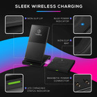 TekBrix® Wireless Charger 2-in-1 Dual Fast Charging Stand & Pad Station product image