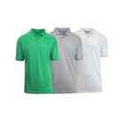 Men's Slim Fit Pique Polo Shirts (3-Pack) product image
