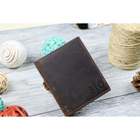 Personalized Men's Full-Grain Leather Wallet product image