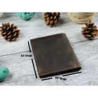 Personalized Men's Full-Grain Leather Wallet product image