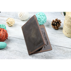 Personalized Men's Full-Grain Leather Wallet product image