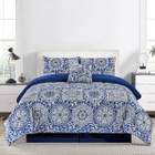 Reversible Microfiber Bed Comforter with Pillow Shams product image