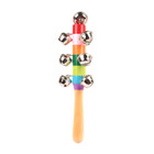 Rainbow Color Wooden Handbell Pram Rattle product image