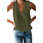 Women's Lace-Trim V-Neck Tank Top product image