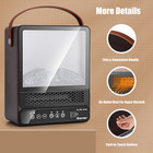 1500W Electric Fireplace Tabletop Portable Space Heater with 3D Flame product image