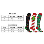 Holiday Fun and Christmas Knee-High Compression Socks (3-Pair) product image