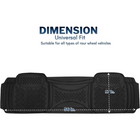 Universal Heavy Duty Solid Black All-weather Rubber Car Floor Mat product image