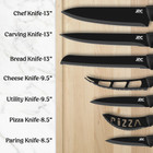 Stainless Steel Ultra Sharp Professional Kitchen Knife Set product image