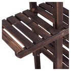 Indoor/Outdoor Wooden 6-Shelf Plant Display Stand product image