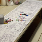 Christmas Table Runner Coloring Page product image