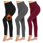 Women’s Fleece Lined High Waist Soft Stretchy Leggings (5-Pack) product image