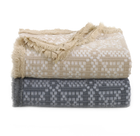 Donna Sharp® Oversized Garment Washed Cotton Jacquard Blanket product image