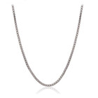 Solid .925 Sterling Silver 2.5mm Diamond-Cut Popcorn Chain product image