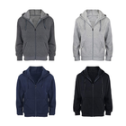 Men's Fleece Cotton Blend Full-Zip Hoodie (2-Pack)  product image