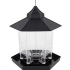 Panorama Bird Feeder Hexagon Shaped with Roof Hanging Feeder product image