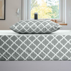 4-Piece Premium Quatrefoil Microfiber Bedding Set product image