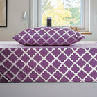 4-Piece Premium Quatrefoil Microfiber Bedding Set product image