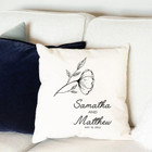 Personalized Wedding Throw Pillow Covers product image