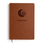 Personalized Brown Faux Leather Journal product image