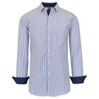 Men's Long Sleeve Slim-Fitting Gingham Pattern Dress Shirt product image