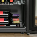 Homcom® 33-Bottle Wine Cooler and Mini Beverage Fridge product image