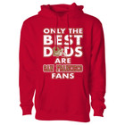 Men's Only The Best Dads Football Fan Pull Over Hoodie product image