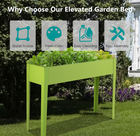 Elevated 40" x 12" Outdoor Garden Plant Stand product image