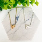 Dainty Initial with Heart Necklace  product image