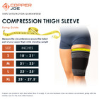 Copper Joe Thigh Compression Sleeve product image